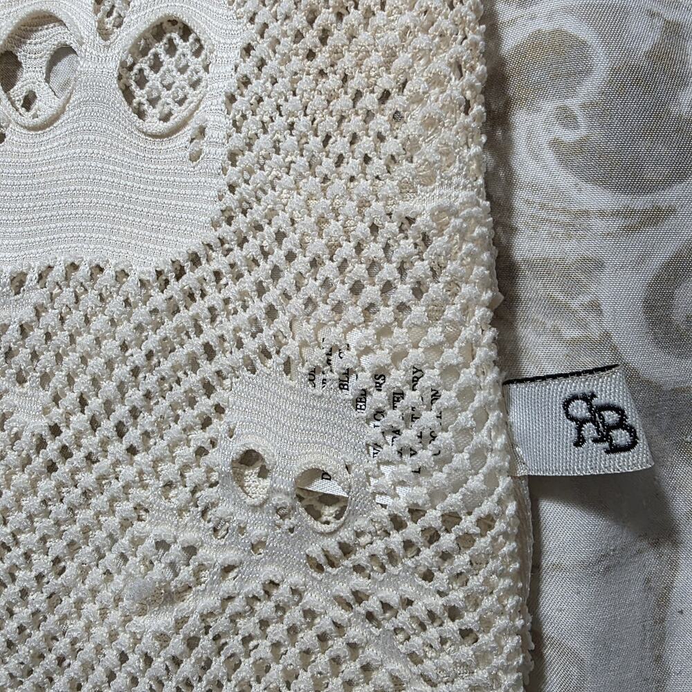 White Skull Mesh Long-Sleeve Top - Picture 5 of 8